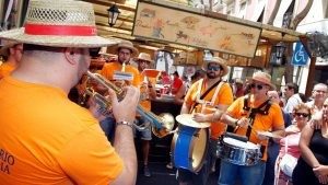 Charanga en la feria de Almería.