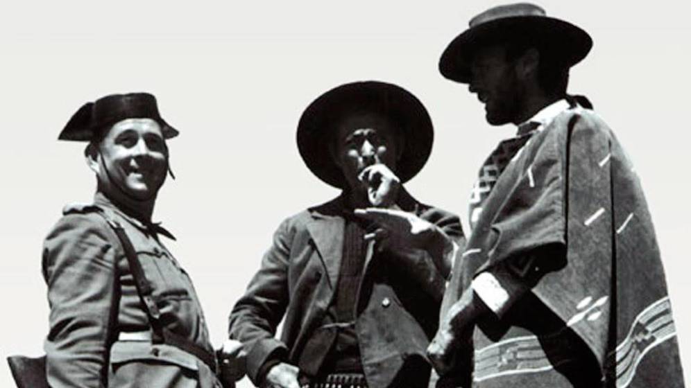 Clint Eastwood, Lee Van Cleef y la guardia civil