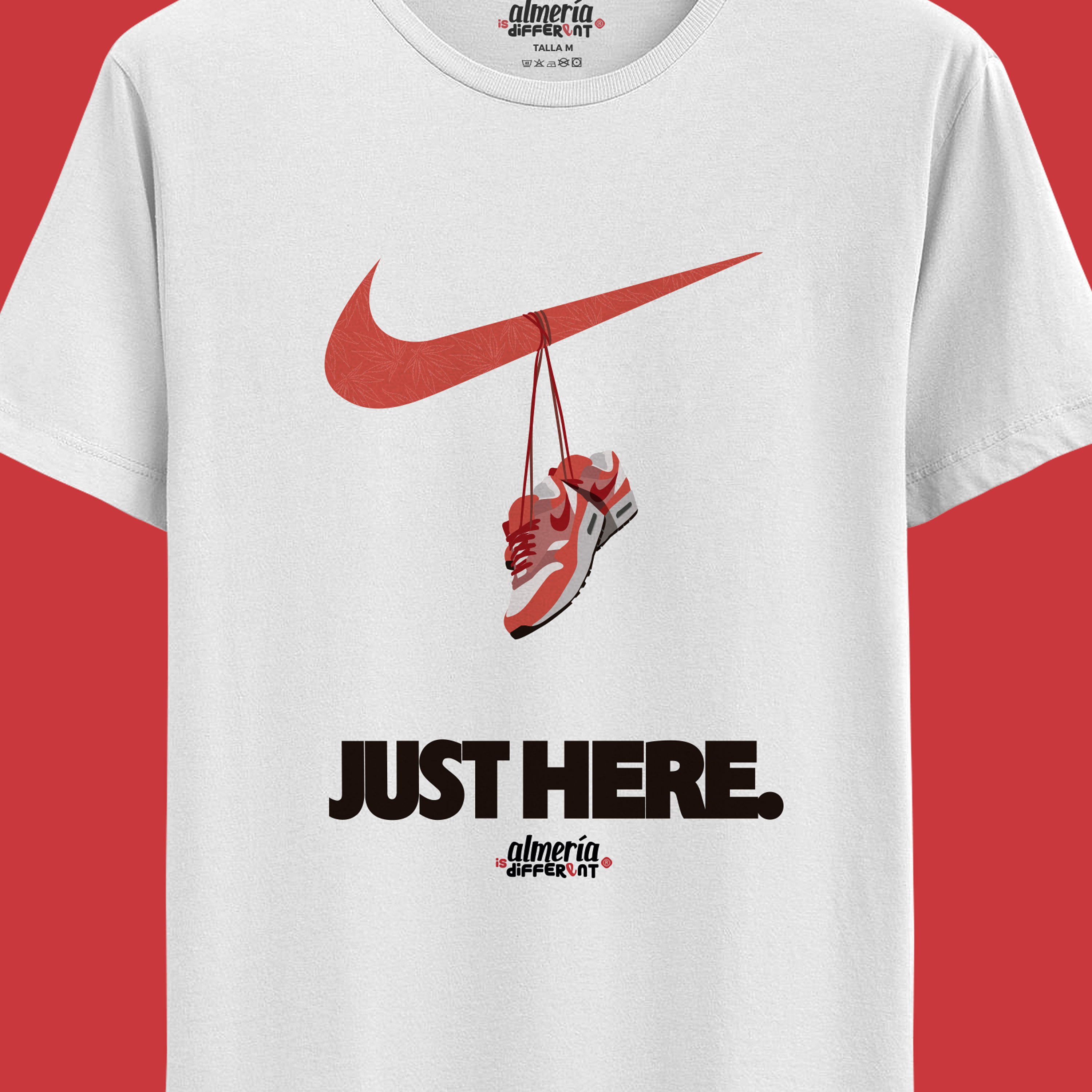 Camiseta Just Here - Almeria is Different