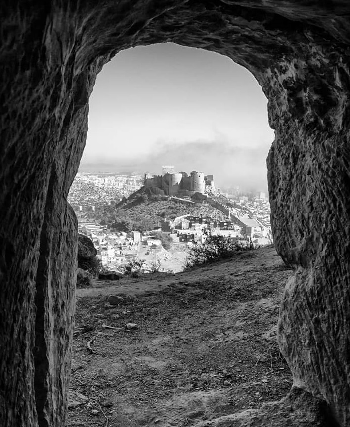 La Alcazaba desde las canteras califales de Almería